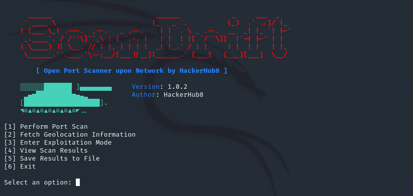 ScanDrift Main Menu